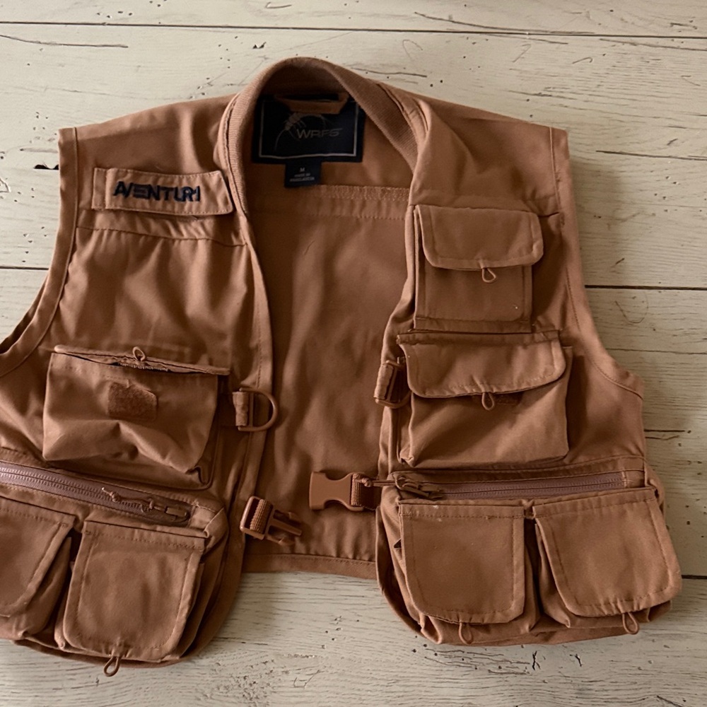Aventur1 Tan Utility Fishing Vest